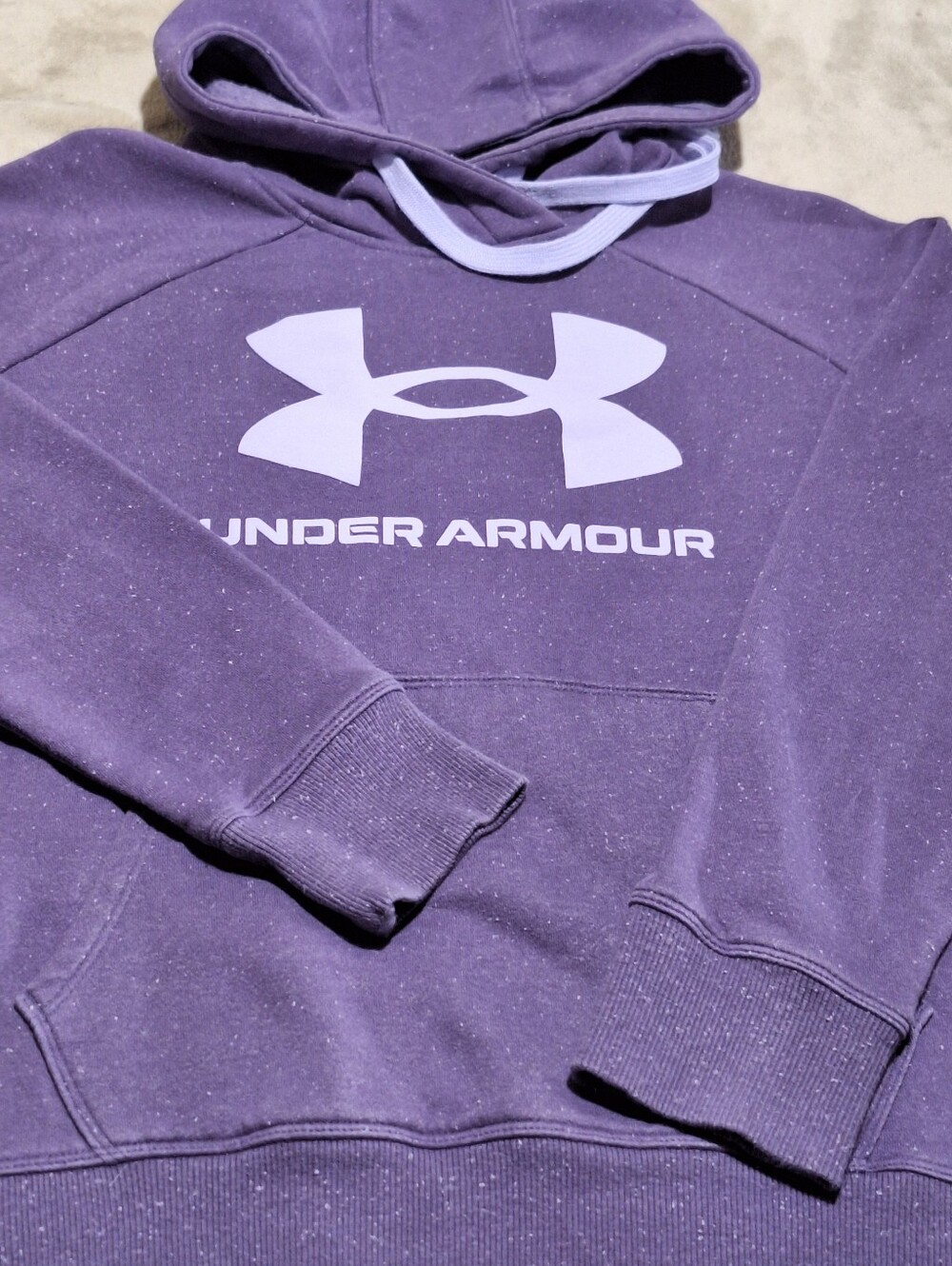 Under Armour purple speckled fleece hoodie 💜Soft pullover hoodie with oversize